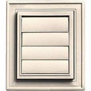 NEW 4 Pack Mid America Exhaust Vent 7" x 8" For Insulated Siding SANDSTONE BEIGE